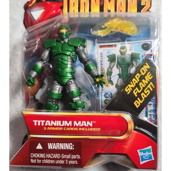 Marvel Iron Man 2 4" Titanium Man Action Figure With 3 Armor Cards New 2009 - Picture 2 of 8